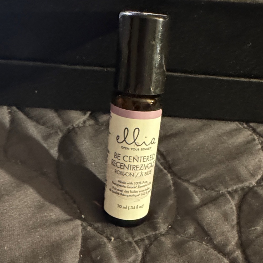 Be Centered Essential Oil Roll-On - Black and Purple